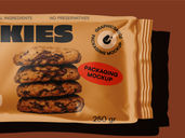 Cookies Packaging Mockup Top View Preview 5