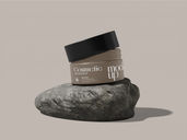 Cosmetic Jar With Stone Mockup Front View Preview 3