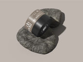 Cosmetic Jar With Stone Mockup Isometric View Preview 3