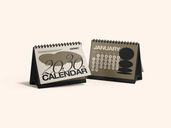 Desk Calendar Mockup Side View Preview 2 1