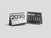 Desk Calendar Mockup Side View Preview 3 1