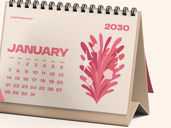 Desk Calendar Mockup Side View Preview 5 1
