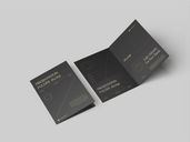 Document Folder Mockup Isometric View Preview 3
