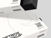 Drawer Gift Box Mockup Flying View Preview 4