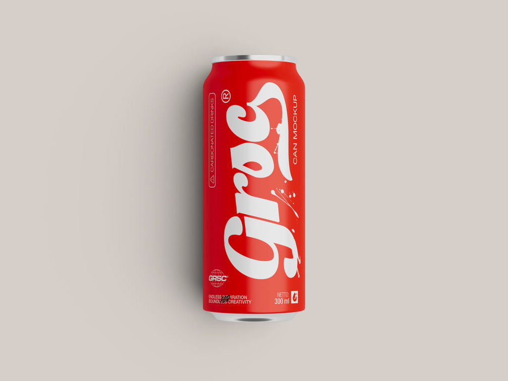 Drink Can Mockup Front View Preview 1
