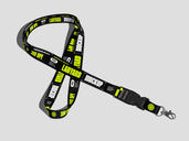 Fabric Lanyard Mockup Front View Preview 3