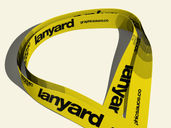 Fabric Lanyard Mockup Front View Preview 4