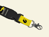 Fabric Lanyard Mockup Front View Preview 5