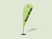 Flag Teardrop Mockup Front View Preview 2