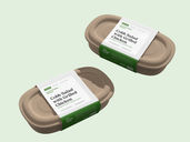 Food Eco Container Mockup Flying View Preview 3