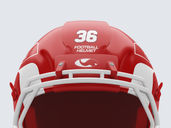 Football Helmet Mockup Front View Preview 4