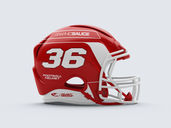 Football Helmet Mockup Side View Preview 2