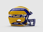 Football Helmet Mockup Side View Preview 3