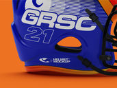 Football Helmet Mockup Side View Preview 4