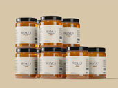 Honey Mason Jar Mockup Stack It Preview 3