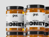 Honey Mason Jar Mockup Stack It Preview 4