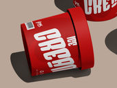 Ice Cream Cup Bucket Mockup Front View Preview 4