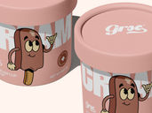 Ice Cream Cup Bucket Mockup Isometric View Preview 3