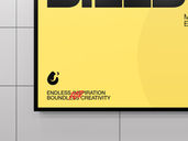 Indoor Billboard Mockup Front View Preview 4