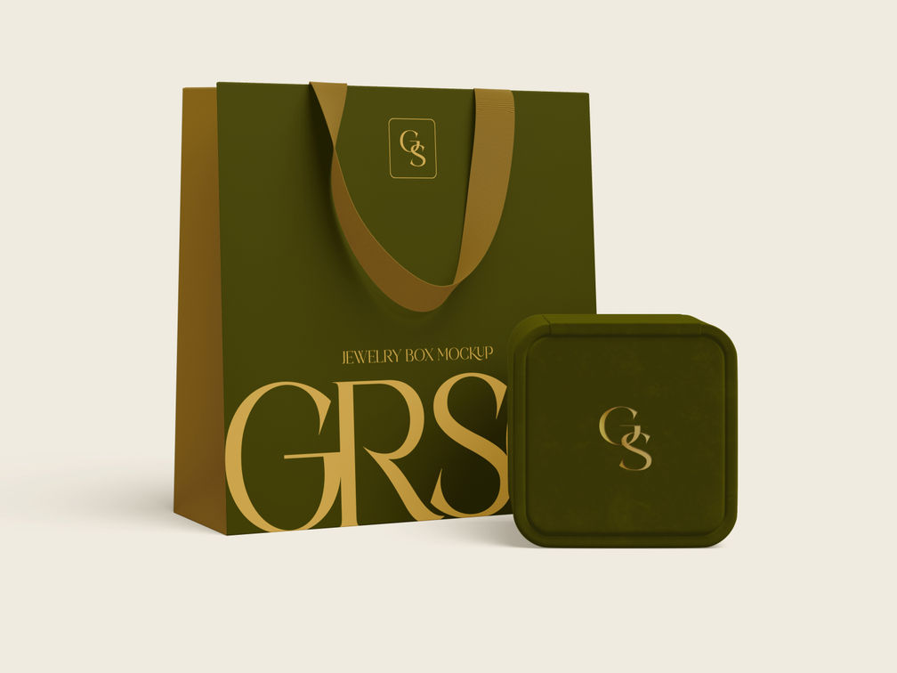 Jewelry Box Mockup Front View Preview 1