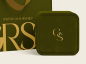 Jewelry Box Mockup Front View Preview 4