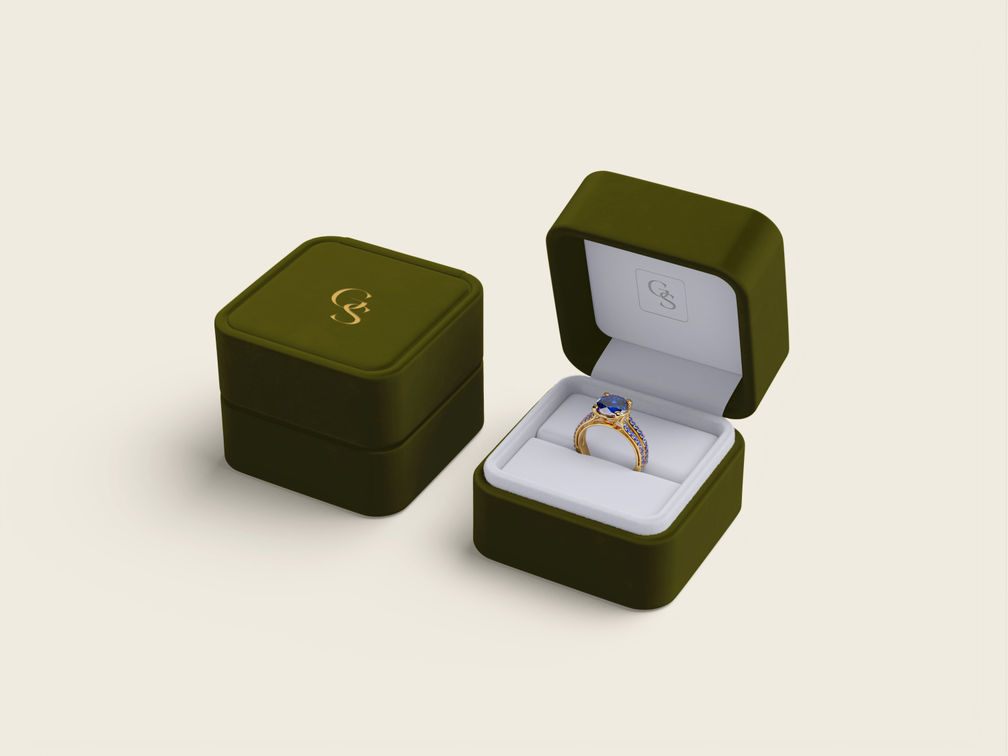 Jewelry Box Mockup Isometric View Preview 1