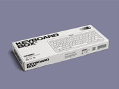Keyboard Box Packaging Mockup Half Side View Preview 2