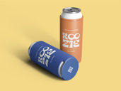Koozie Can Mockup Half Side View Preview 3