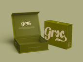 Magnetic Packaging Mockup Side View Preview 02