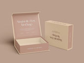 Magnetic Packaging Mockup Side View Preview 03