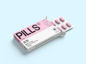Medicine Pills Box Mockup Isometric View Preview 3