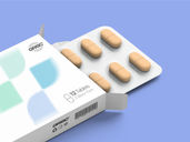 Medicine Pills Box Mockup Isometric View Preview 5