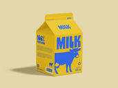 Milk Box Mockup Front View Preview 02