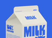 Milk Box Mockup Front View Preview 04