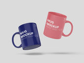 Mug Mockup Front View Preview 03