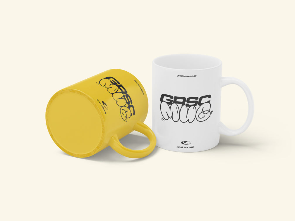 Mug Mockup Side View Preview 01