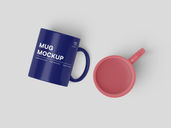 Mug Mockup Top View Preview 03