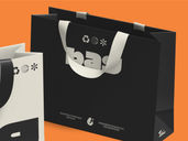 Paper Shopping Bag Mockup Half Side View Preview 5