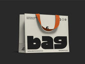 Paper Shopping Bag Mockup Low Angle View Preview 2