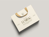 Paper Shopping Bag Mockup Top View Preview 3