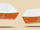 Paper Tray Mockup Flying View Preview 04