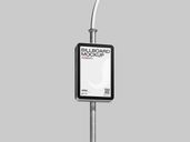 Pole Billboard Mockup Front View Preview 02