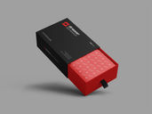 Sliding Gift Box Mockup Flying View Preview 03