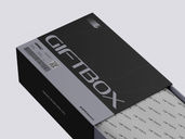 Sliding Gift Box Mockup Flying View Preview 05
