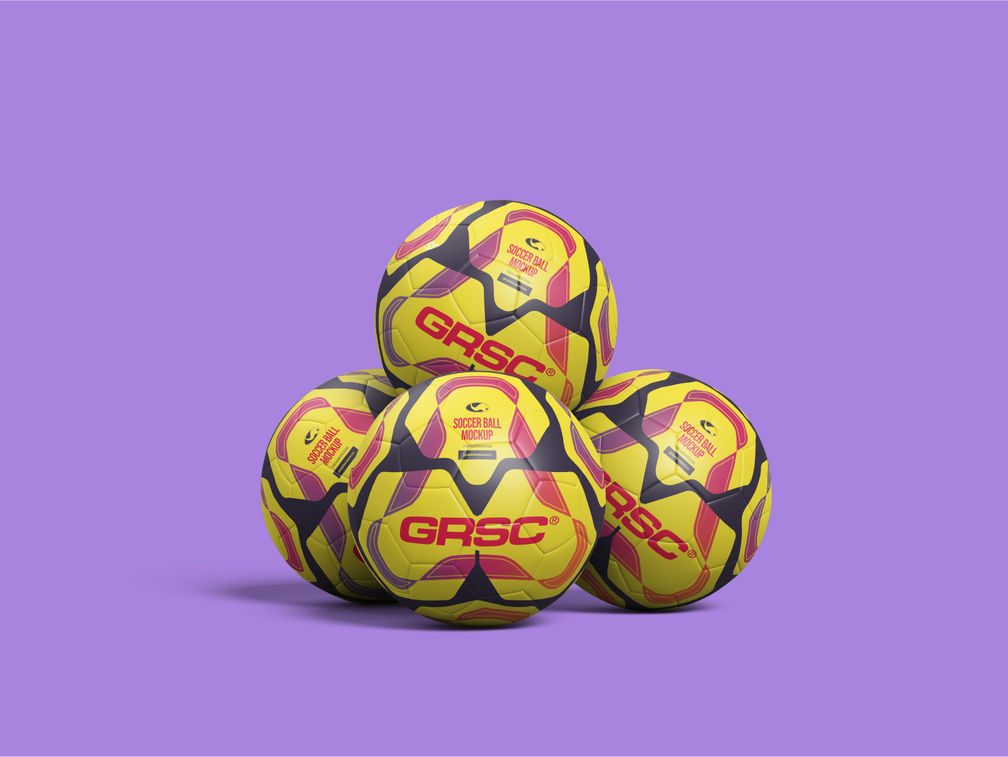 Soccer Ball Mockup Stack It Preview 1