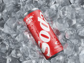 Soda Can With Ice Mockup Isometric View Preview 2