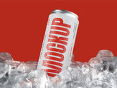 Soda Can With Ice Mockup Low Angle View Preview 3