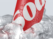 Soda Can With Ice Mockup Low Angle View Preview 5