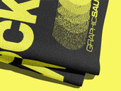 Sport Towel Mockup Half Side View Preview 5