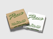 Square Pizza Box Mockup Stack It Preview 2